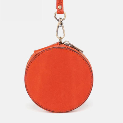 Genuine Leather Cute Retro Round Coin Purse