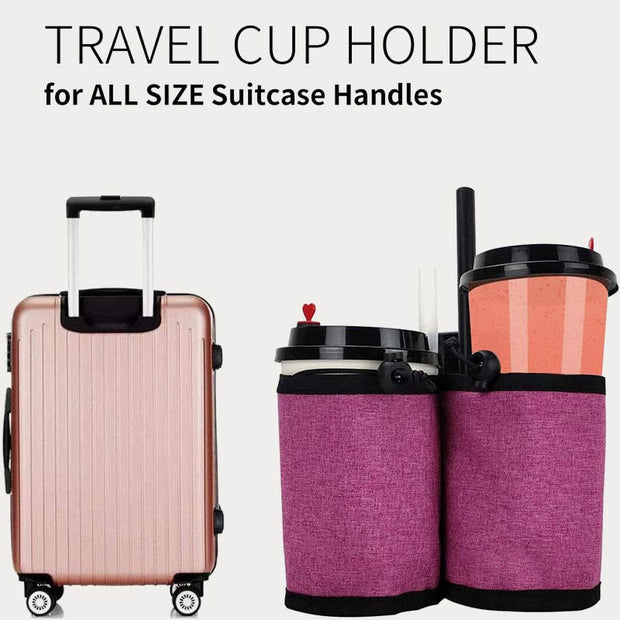 Storage Bag For Travel Suitcase Portable Drink Cup Sleeve
