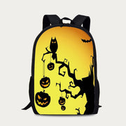 Backpack For Halloween Party Fliying Bat Funny Travel Pack