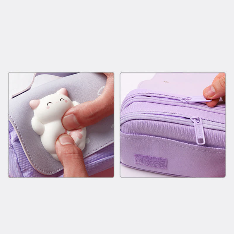 Pencil Case For Study Cute Decompression Multifunctional Large Capacity Case