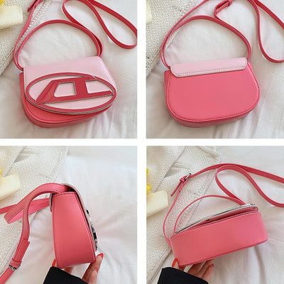 Shoulder Bag For Women Clamshell PU Leather Shopping Crossbody Bag