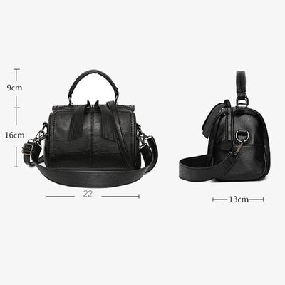 Minimalist Top Handbag For Lady Elegant Bowknot Design Crossbody Bag