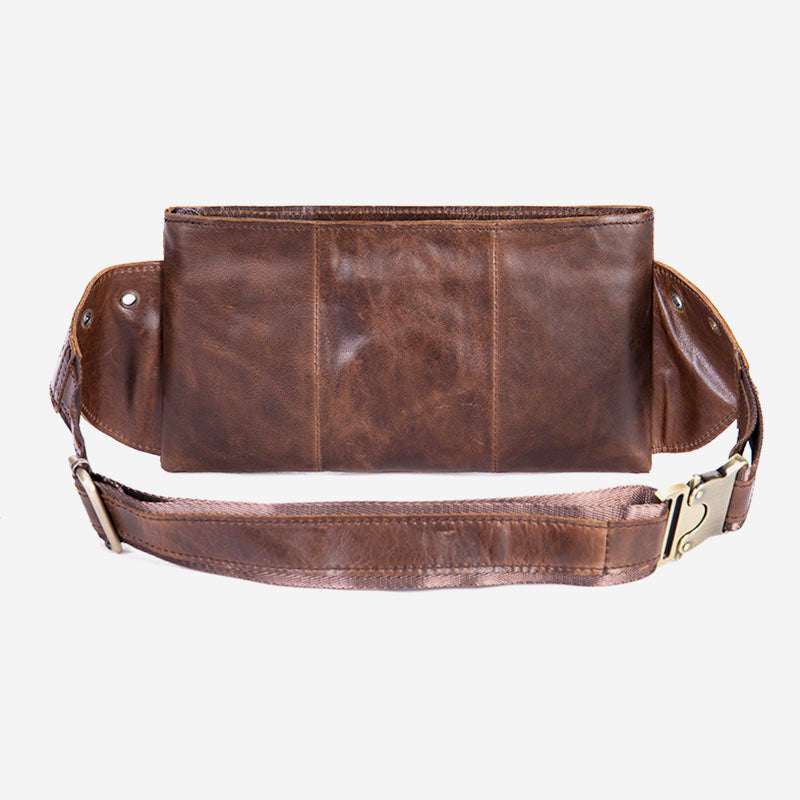 Multi-Pocket Large Capacity Vintage Waist Bag