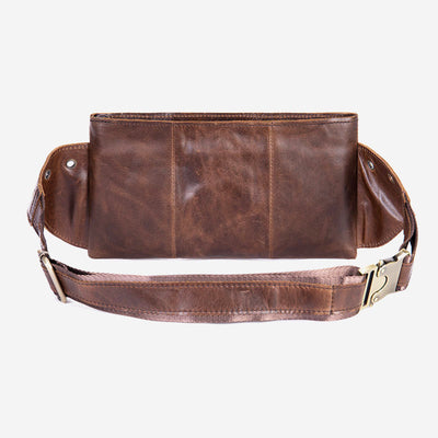 Multi-Pocket Large Capacity Vintage Waist Bag