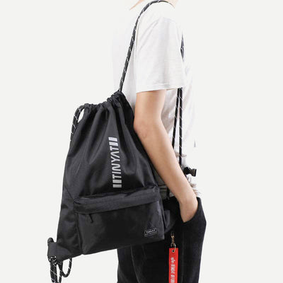 Drawstring Backpack Bag Sport Gym Sackpack Water Resistant String Bag