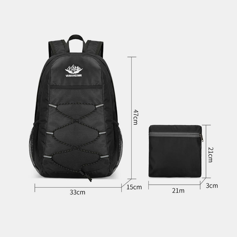 Backpack For Men Travel Large Capacity Outdoor Hiking Foldable Bag