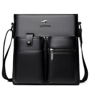 Leather Messenger Bag for Men Sling Crossbody Bag for Travel Work Business