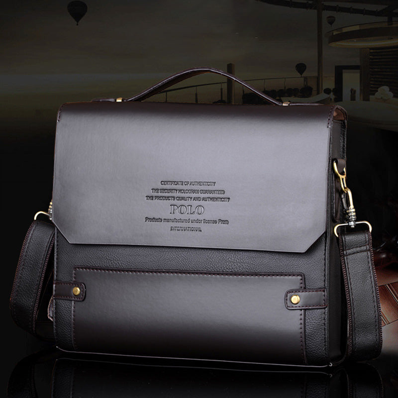 Small Messenger Bag for Men Travel Work Casual Leather Crossbody Satchel