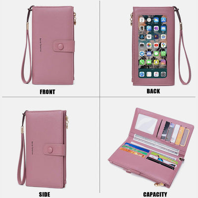 Touch Screen Large Capacity Mobile Phone Bag Purse