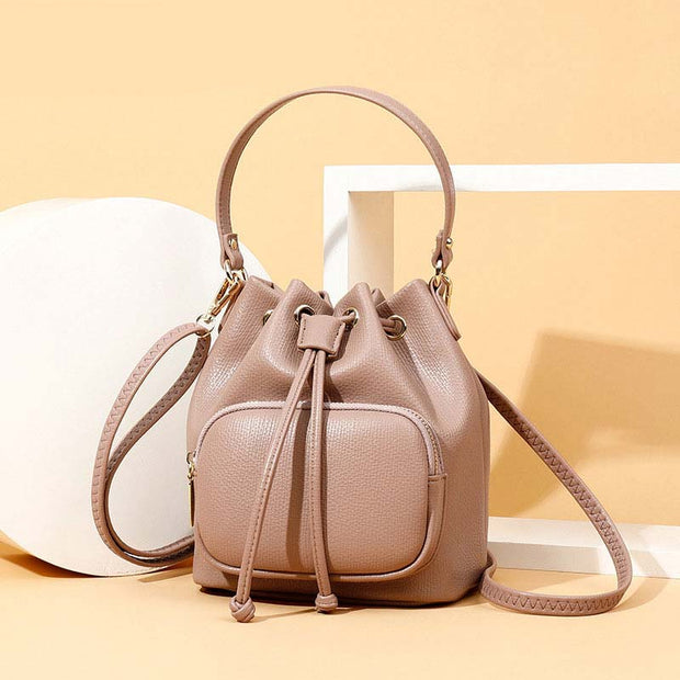 Drawstring Bucket Handbag