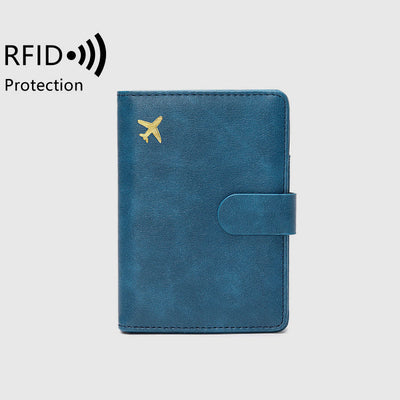 Passport Holder Multi-slot RFID Blocking Card Holder Travel Passport Cover