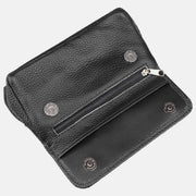 Leather Tobacco Pouch Pipe Carrying Case with 2 Pipe Holder Pocket
