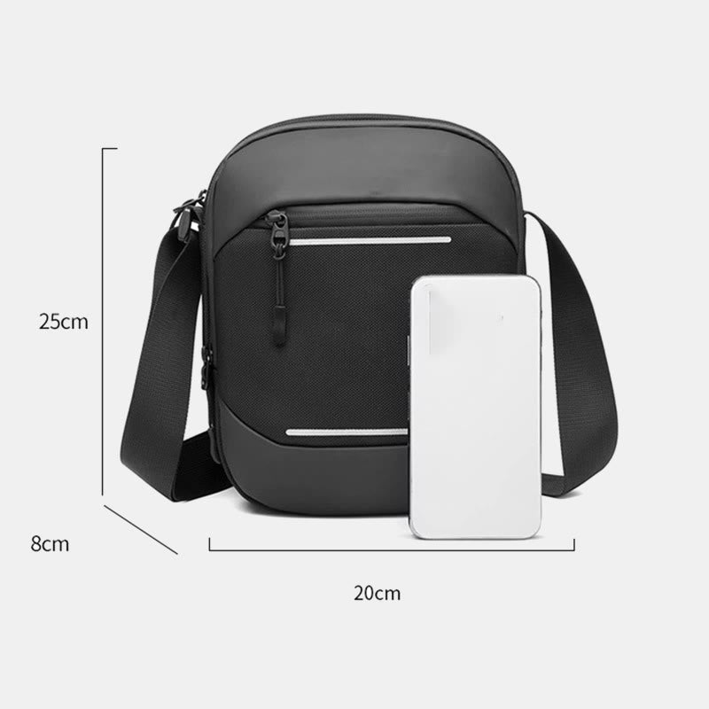 Waterproof Large Capacity Crossbody Bag for Men Fashion Travel Sling Bag