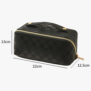 Cosmetic Bag For Women Travel Handy PU Leather Makeup Bag