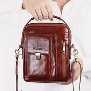 Large Capacity Multifunctional Leather Crossbody Bag