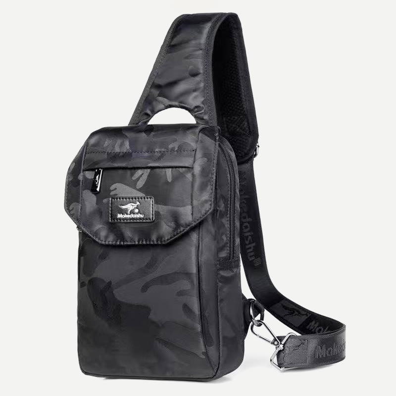 Sling Bag For Men Outdoor Sports Wide Strap Casual Daypack