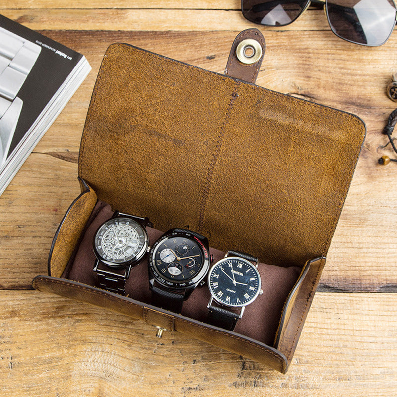 Unisex Vintage Roll Storage Bag for Watch