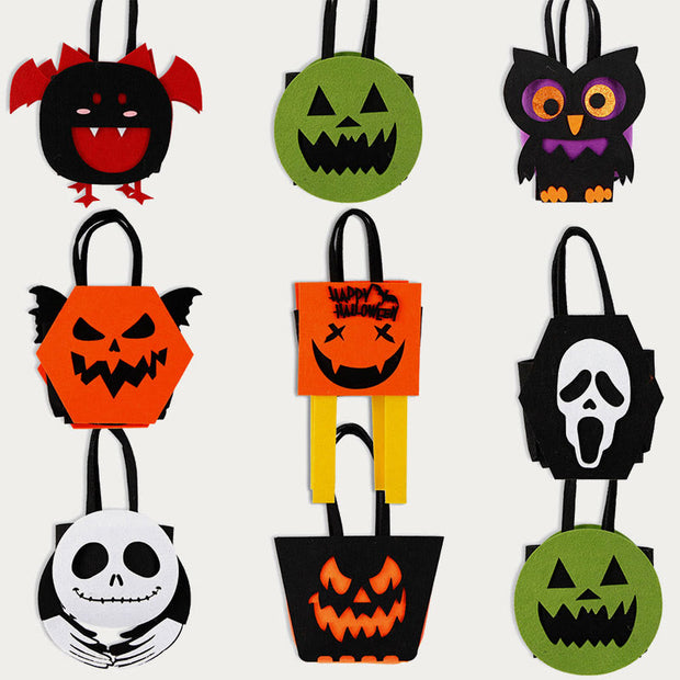 FREE TODAY: 2Pcs Halloween Felt Cloth Candy Bag Party Dress Up Handbag