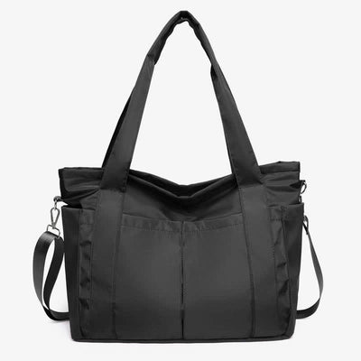 Tote for Women Large Capacity Multi-Pocket Nylon Work Shoulder Bag