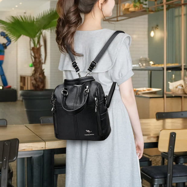 Multifunctional Large Capacity Elegant Shoulder Bag Crossbody Bag Backpack