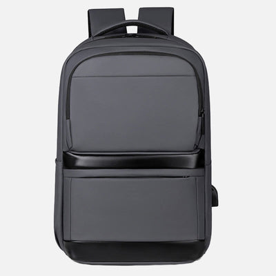 Gentle Backpack For Men USB Charging Business Large Laptop Bag