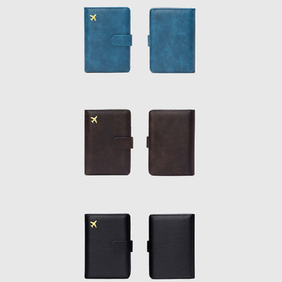 Passport Holder Multi-slot RFID Blocking Card Holder Travel Passport Cover