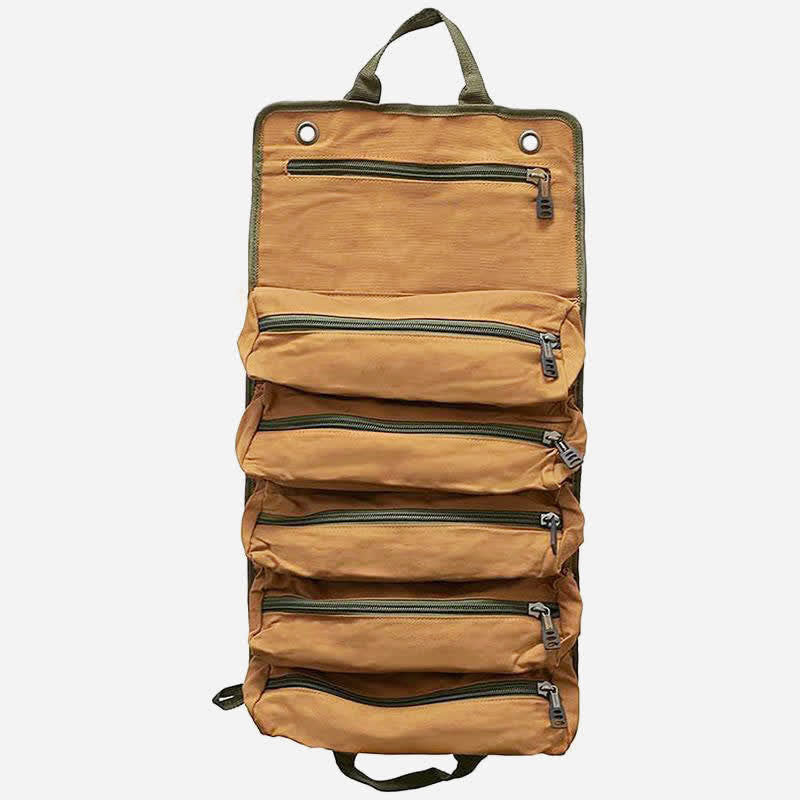 Roll Tool Up Bags Multi Purpose Canvas Hanging Tool Organizer