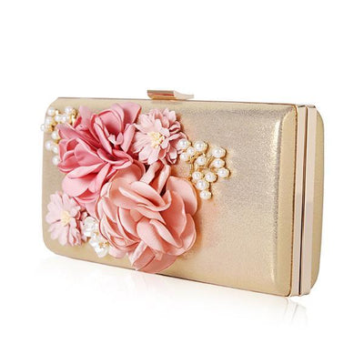 Floral Evening Clutch Bag