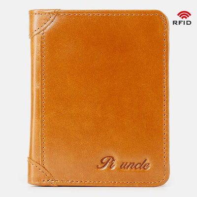 RFID Multifunctional Leather Wallet