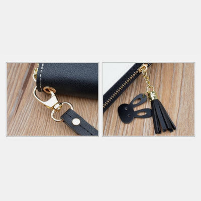 Large Capacity Tassel Wallet Purse Wristlet