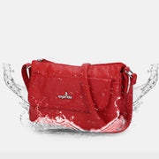 Multi-Compartment Soft Elegant Crossbody Bag