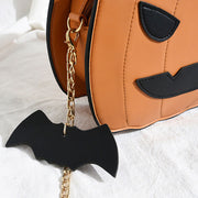 Halloween Pumpkin Chain Crossbody Bag
