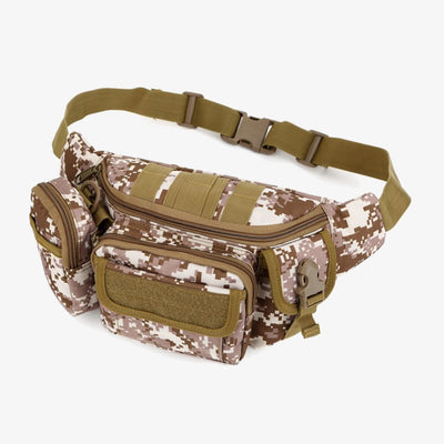 Camouflage Tactical Crossbody Bag Wear Resistant Hip Belt Waist Pack