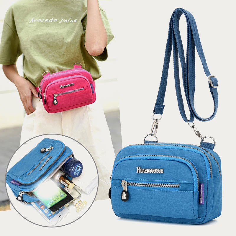 Crossbody Bag For Women Casual Adjustable Strape Nylon Waist Bag