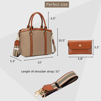 Top-Handle Bag For Women Soft Oxford Portable Shoulder Bag