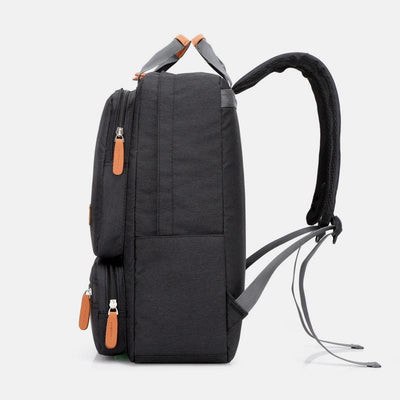 Multifunctional Multi-Pocket School Travel Laptop Backpack