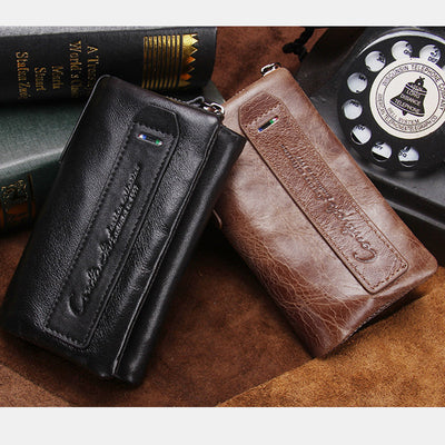 Multifunctional Trifold Key Case Wallet