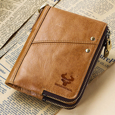 RFID Anti-theft Multi-slot Bifold Wallet