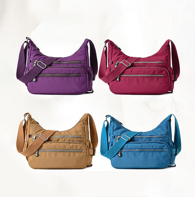 Waterproof Shoulder Bag for Women Casual Nylon Purse Handbag Crossbody Bag