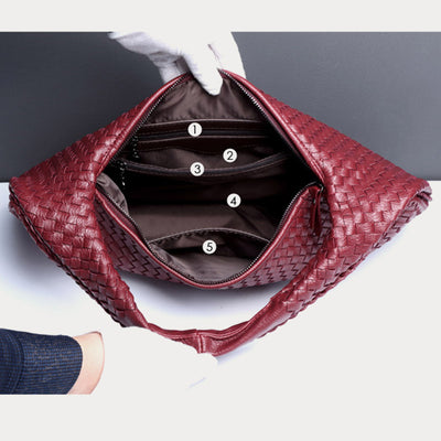 Crescent Underarm Bag For Women Woven Minimalist Shoulder Bag