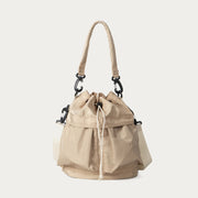 Top-Handle Bag For Women Drawstring Waterproof Casual Crossbody Bag