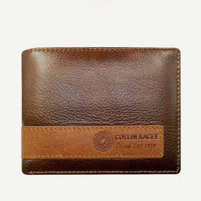 Mens Retro Bifold Short Roomy Leather Wallet Multi Style Optionals