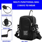 Waterproof Multifunction Solid Crossbody Bag(Buy 2 Get 15% Off,CODE:B2)