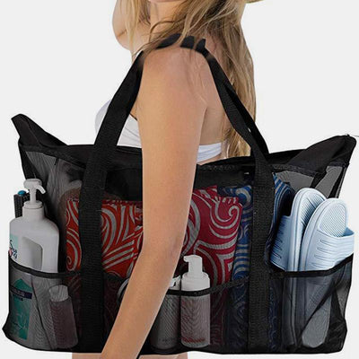 Oversize Beach Bags Carry Mesh Totes