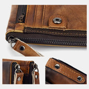 Bifold RFID Blocking Leather Wallet Short Front Pocket Wallet for Men