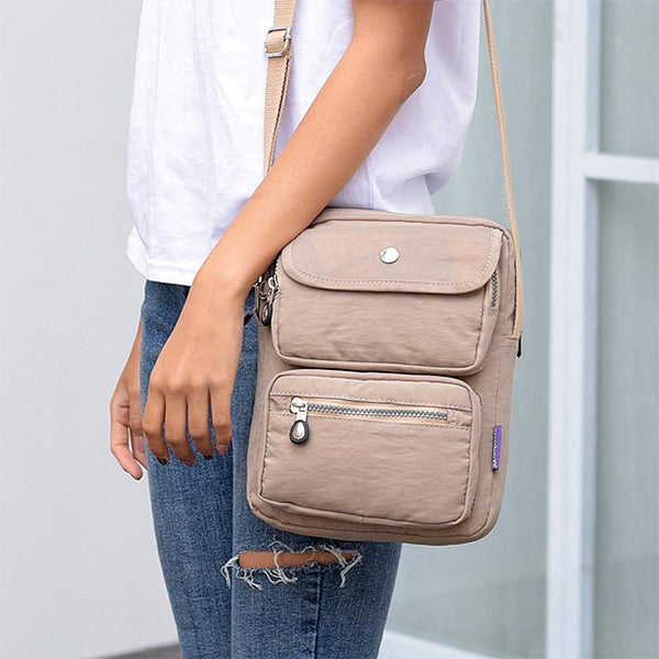 Multi-pocket Nylon Shoulder Bag