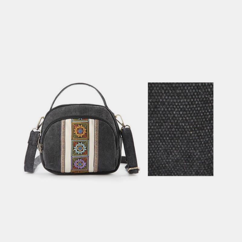 Folk-custom Multi-Pocket Crossbody Bag