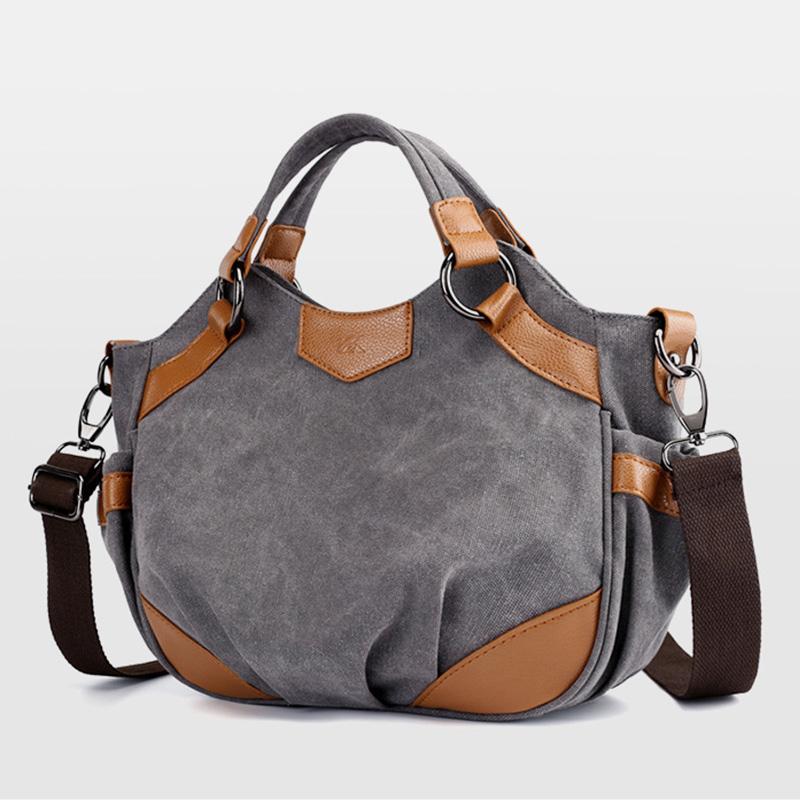 Large Capacity Vintage Shoulder Crossbody Bag