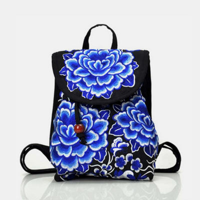 Ethnic Vintage Embroidered Travel Backpack