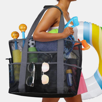 Oversize Beach Bags Carry Mesh Totes